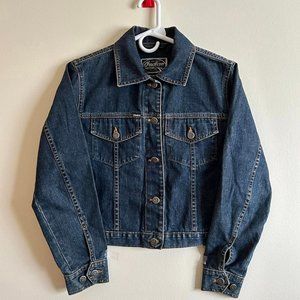 Size Small/Petite Denim Indian Motorcycle Jacket